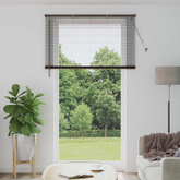 Żaluzja wenecka Ciemnobrązowy ze wzorem 213 x 150 cm 25 mm PVC