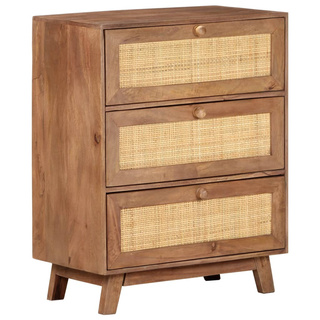 vidaXL Komoda, 61x35x76 cm, lite drewno mango