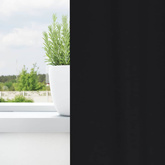 Firany blackout z kółkami 2 pcs Czarny 225 x 140 cm Poliester