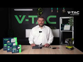 200W Naświetlacz VENTO 185 / Barwa:4000K / Obudowa: Czarna  / Skuteczność 185lm/W