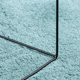 vidaXL Dywan OVIEDO z krótkim włosiem, zielony, 80x250 cm