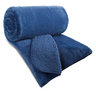 Narzuta Chon granatowa 220x240