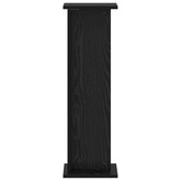 Stojak na rośliny 2 pcs Czarny Dąb 25 x 25,5 x 80,5 cm