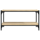 vidaXL Szafka pod TV, dąb sonoma, 80x33x41 cm
