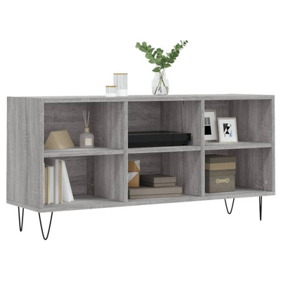 Szafka pod TV, szary dąb sonoma, 103,5x30x50 cm vidaXL
