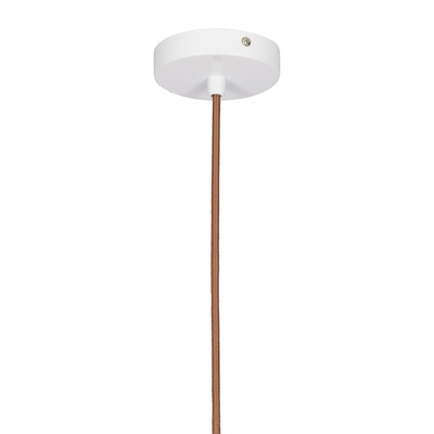 Lampa sufitowa wisząca 60W E27 ażurowy biały BENE 31-70586
