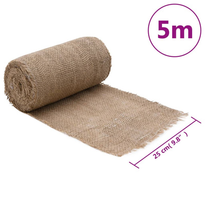Tkanina jutowa w rolce, 0,25x5 m, 100% juta, 200 g/m?