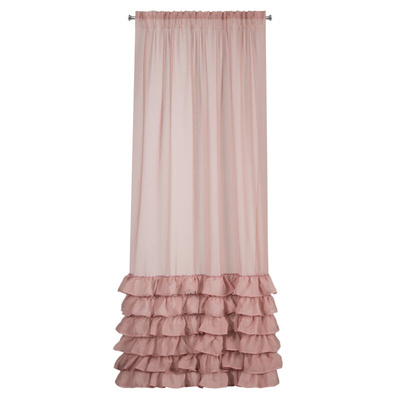 Firana Dolly różowa 140x250