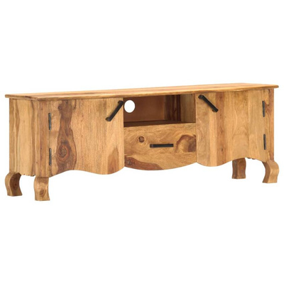 vidaXL Szafka pod TV, 115x30x42 cm, lite drewno sheesham