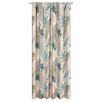 Zasłona Garden beżowa 155x200