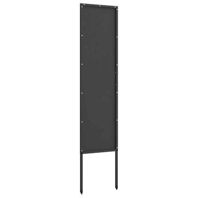 Ekran zapewniający prywatność w ogrodzie Czarny 32 x 140 cm