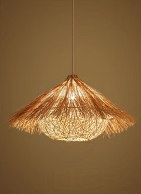 Lampa sufitowa wisząca z bambusa bali natural
