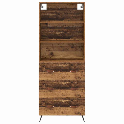 Highboard Stare drewno 69,5 x 34 x 180 cm Drewno inżynieryjne