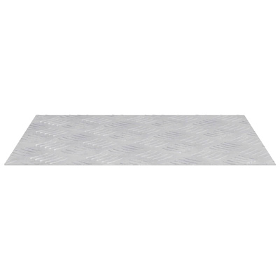 Stopień Prostokątny 2 pcs Srebrny 50 x 40 cm Aluminium