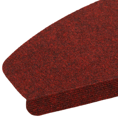 Samoprzylepne maty na schody 15 pcs czerwony 80 x 28 x 3,5 cm