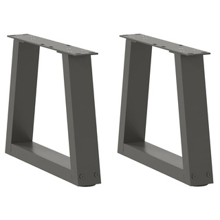 Nogi do stolika kawowego w kształcie litery V 2 szt. Antracyt 40x(30-31,3) cm Stal