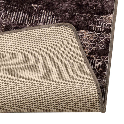Chodnik dywanowy MARSA Czarny 50 x 250 cm Poliester i PVC