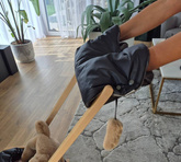 Love gifts Sanki ze śpiworkiem+ Mufki/Brąz