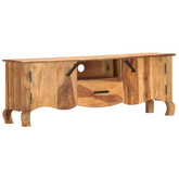 vidaXL Szafka pod TV, 115x30x42 cm, lite drewno sheesham