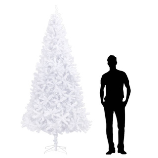 Sztuczna choinka, 300 cm, biała