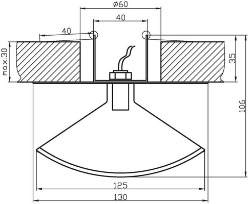 Oprawa stropowa szklana chrom SZ-07 2229403