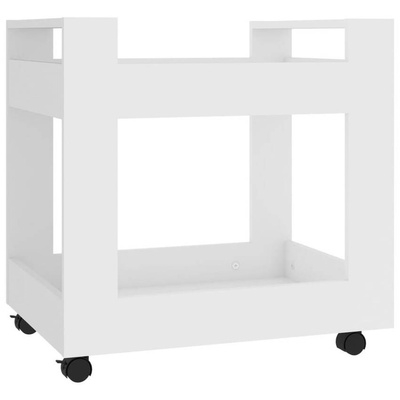 vidaXL Szafka pod biurko, biała, 60x45x60 cm, materiał drewnopochodny