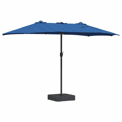 Parasolka ogrodowa 385 x 209 x 244 cm Poliester i Stal