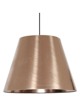 Lampa wisząca z abażurem Platino miedziana nowoczesna pojedyncza E27