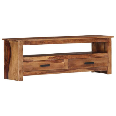 vidaXL Szafka pod TV, 118x30x40 cm, lite drewno sheesham
