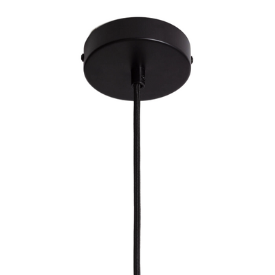 Lampa Wisząca nordycka bursztynowa ze szkła E27 Abruzzo Bella