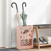 Stojak na Parasol Deszczowy różowy 28 x 12 x 41 cm Stal