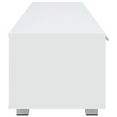 vidaXL Szafka pod TV, biała, 140x40x35 cm materiał drewnopochodny