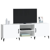 vidaXL Szafka pod TV, biała, 150x30x50 cm, materiał drewnopochodny wariant 4