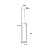 Lampa wisząca z kwietnikiem K-4038 z serii ESTERA