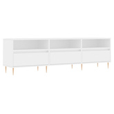 vidaXL Szafka pod TV, biała, 150x30x44,5 cm, materiał drewnopochodny