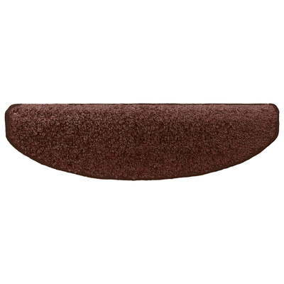 Samoprzylepne maty na schody 15 pcs brązowy 80 x 24,5 x 3,5 cm