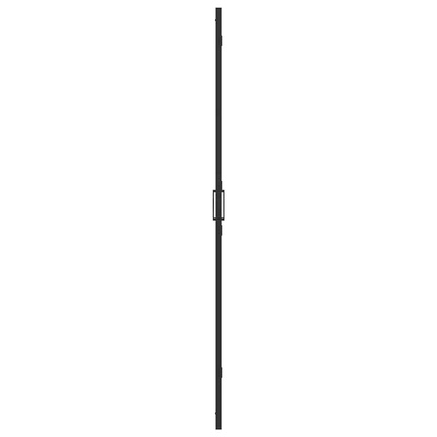 Ściana prysznicowa Walk-In Czarny 80 x 6,5 x 190 cm