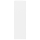 Regał na książki, biały, 98x30x98 cm, materiał drewnopochodny