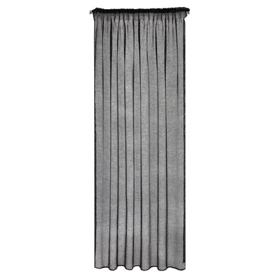 Firana Celine czarna 140x270