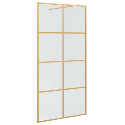 Ściana prysznicowa typu walk-in złoty 100 x 195 cm