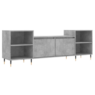 Szafka pod TV, szarość betonu, 160x35x55 cm vidaXL