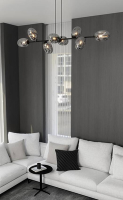 Lampa wisząca PANDORA 8 BL GRAFIT