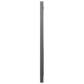 vidaXL Lustro łazienkowe, wysoki połysk, szare, 40x1,5x37 cm, płyta