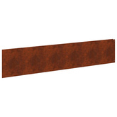 Krawężnik do trawnika 10 szt. 100 x 22 cm Stal Rdzawy