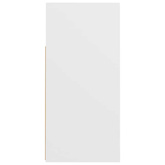 Szafka z oświetleniem LED, biała, 80 x 35 x 75 cm