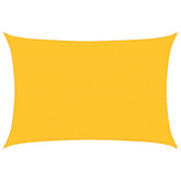 Żagiel przeciwsłoneczny, 160 g/m?, żółty, 4x6 m, HDPE