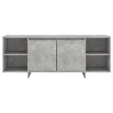 vidaXL Szafka pod TV, szarość betonu, 130x35x50 cm