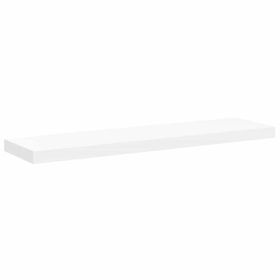 vidaXL Półki ścienne, 4 szt., białe, 90x23,5x3,8 cm, MDF