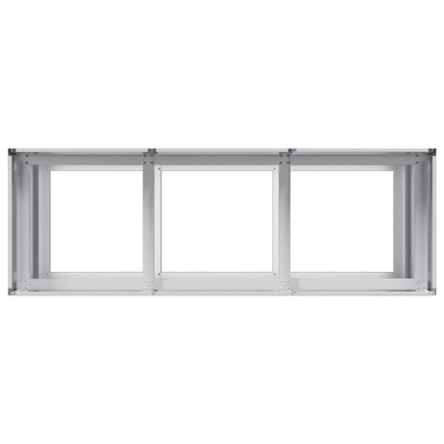 Doniczka 120x40x80 cm Stal ocynkowana
