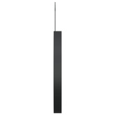 vidaXL Lustro ścienne z zawieszką, czarne, 30 cm